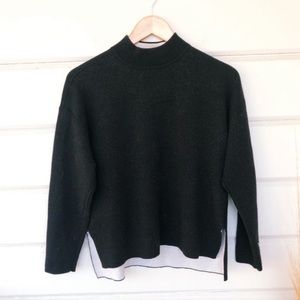 EVERLANE Wool Mock Neck Long Sleeve